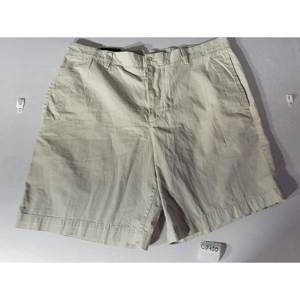 Banana‎ Republic Aiden Slim Fit Chino Shorts Mens 42 Khaki Beige 100% Cotton NWT